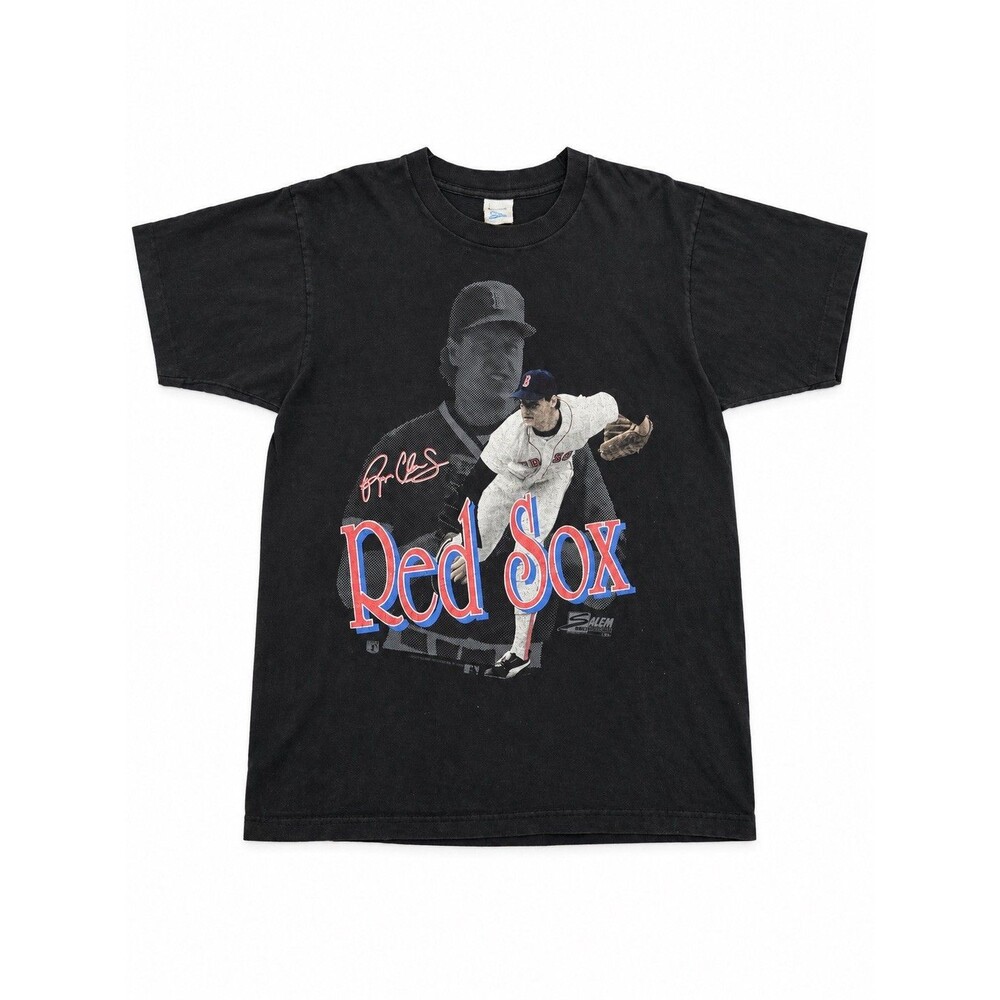 Vintage 1990 Salem Sportswear Roger Clemens T Shirt Boston Red Sox Mens Large